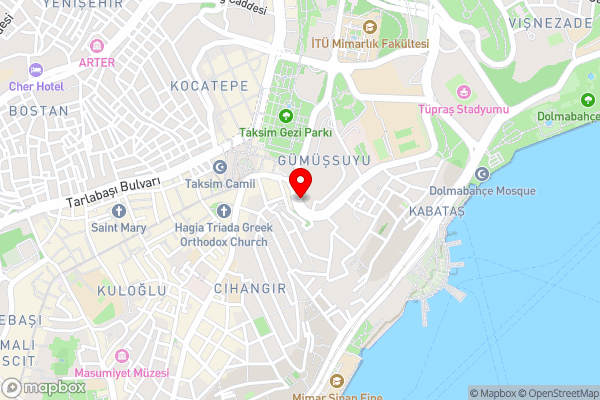 Taksim 15 Suites by Stay Lab - Hotel Location Map