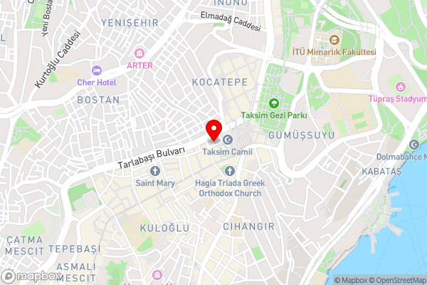 Taksim Antique Hotel - Hotel Location Map