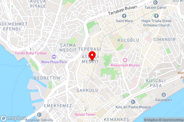 taksim diamond hotel - Hotel Location Map