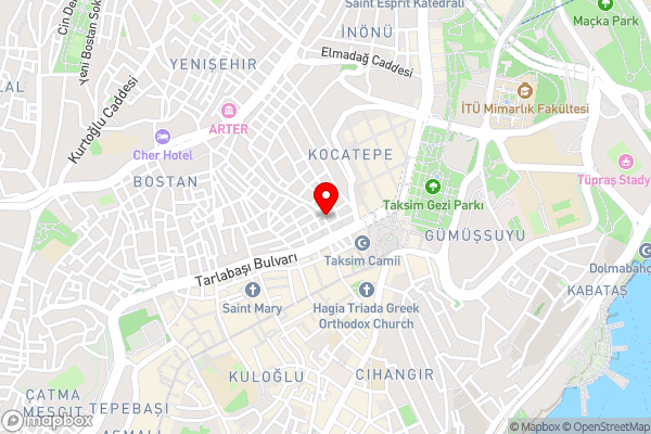 Taksim full House - Hotel Location Map