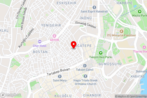 Taksim La Marino Hotel - Hotel Location Map