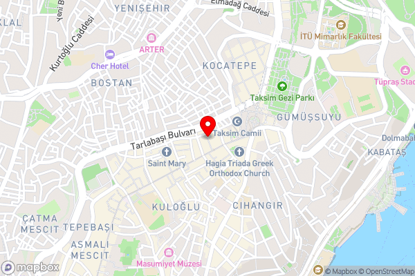 Taksim Mood - Hotel Location Map