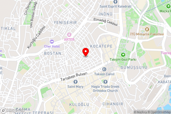 Taksim Neo Pera Suites - Hotel Location Map