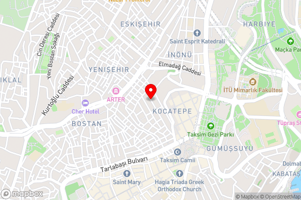 Taksim Nis Hotel- Special Category - Hotel Location Map