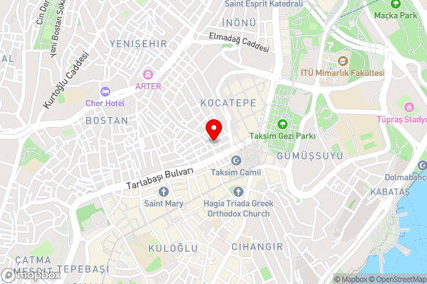 Taksim premium alkan residence - Hotel Location Map