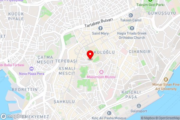 Taksim Premium Hotel - Hotel Location Map