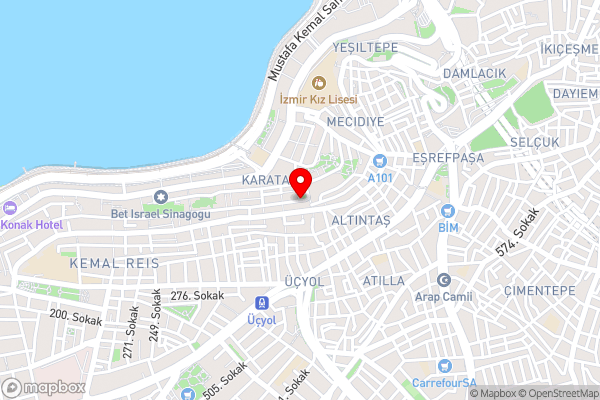 Tarihi Asansör Sokağında Daire - Hotel Location Map