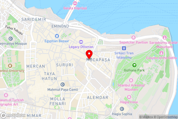 Tarihi Isparta Palas - Hotel Location Map