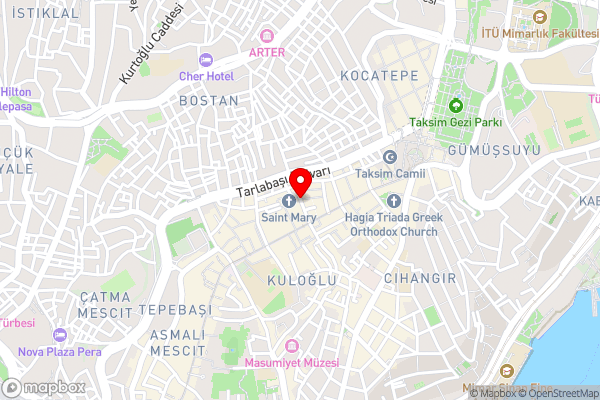 TAXIM 34 Hotel İstanbul - Hotel Location Map