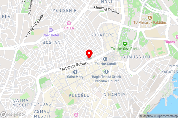 TAXİM ELEGANCE SUİTES - Hotel Location Map
