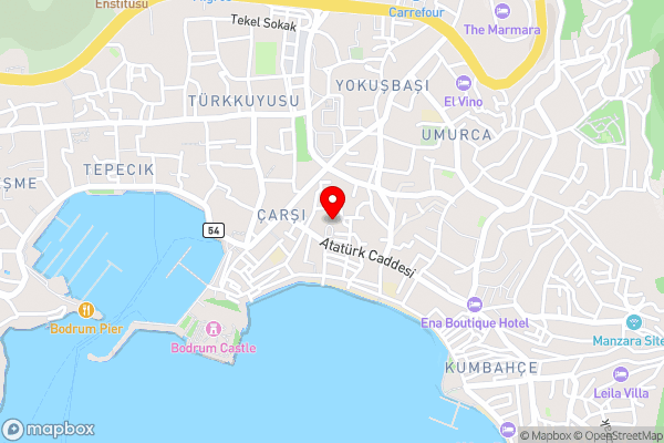 Tay Pansiyon - Hotel Location Map