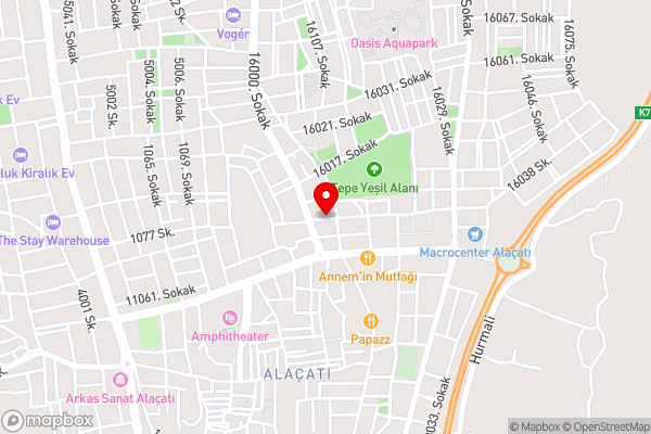 TekHan Alacati Hotel - Hotel Location Map