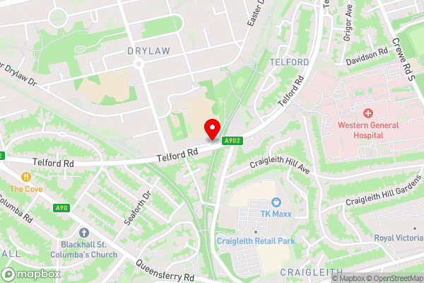 Telford Court Apartment - Hotel Location Map