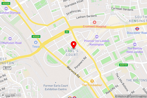 Templeton Place by Supercity Aparthotels - Hotel Location Map
