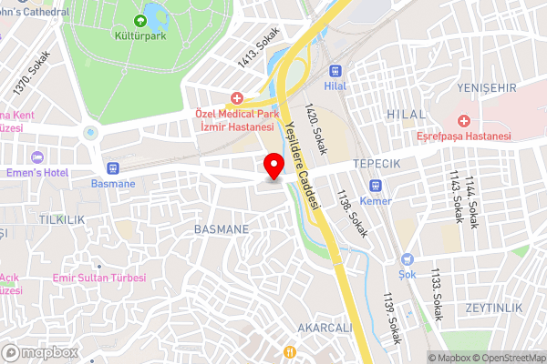 Tempo Residence Comfort Izmir - Hotel Location Map