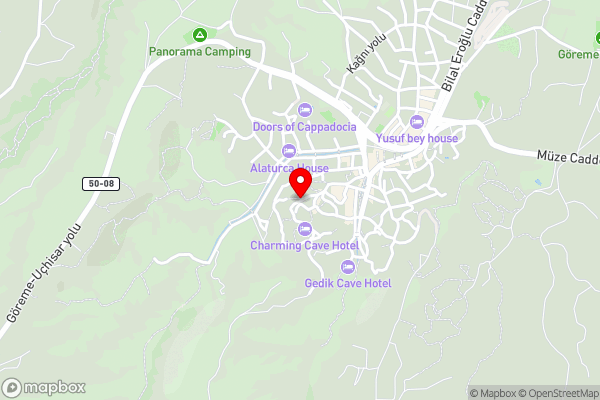 Terra Cave Hotel - Hotel Location Map