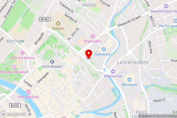 The Abbots Chambers - Hotel Location Map