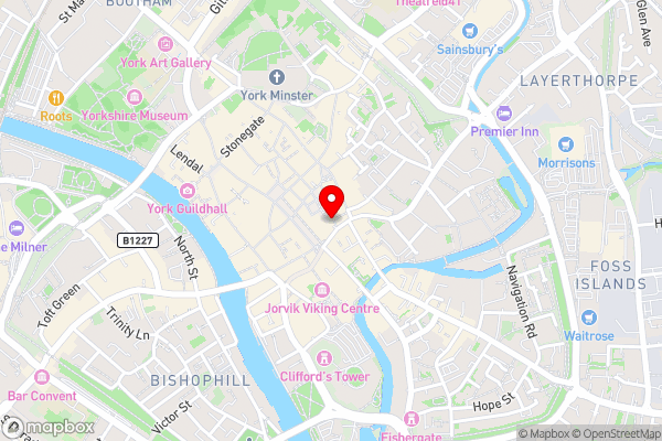 The Attic Suite on the historic street The Shambles - Hotel Location Map