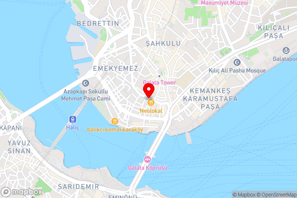 The Bank Hotel Istanbul, a Member of Design Hotels - Hotel Location Map