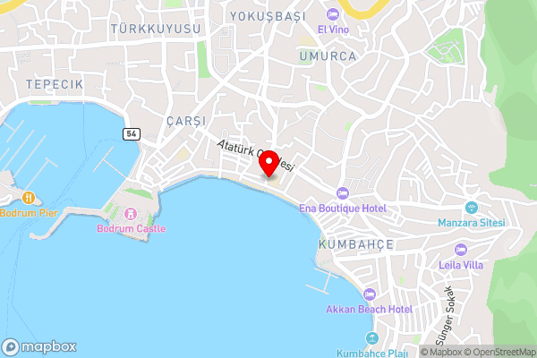 The Best Life Hotel Bodrum Center - Hotel Location Map
