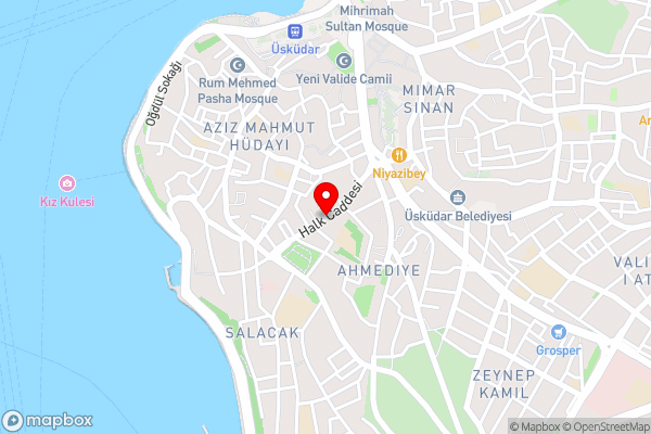 The Bosphorus House - Hotel Location Map