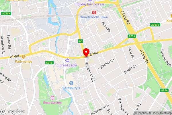 The Brewers Inn - Hotel Location Map