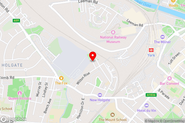 The Cleveland-close to the city centre - Hotel Location Map