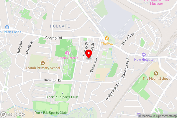 The Cosy Fox - Hotel Location Map