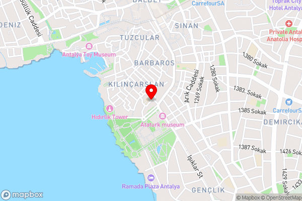 The Easy Rooms Terrace - Hotel Location Map