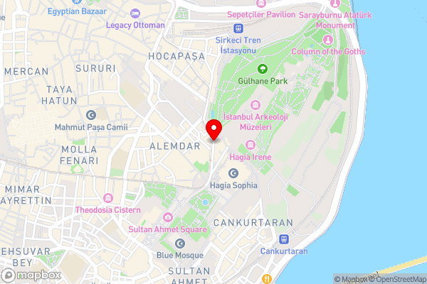 The Empress Theodora Hotel - Hotel Location Map