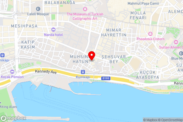 The First Ottoman Suites - Hotel Location Map