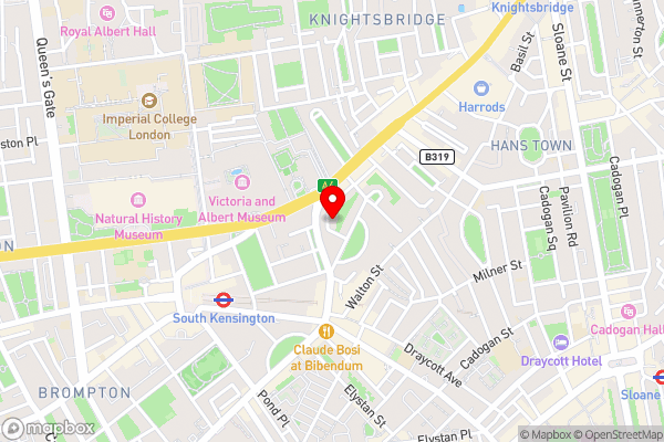 The Franklin London - Starhotels Collezione - Hotel Location Map