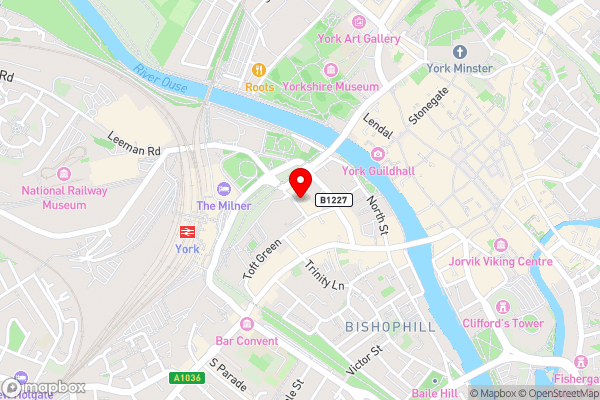 The Grand, York - Hotel Location Map