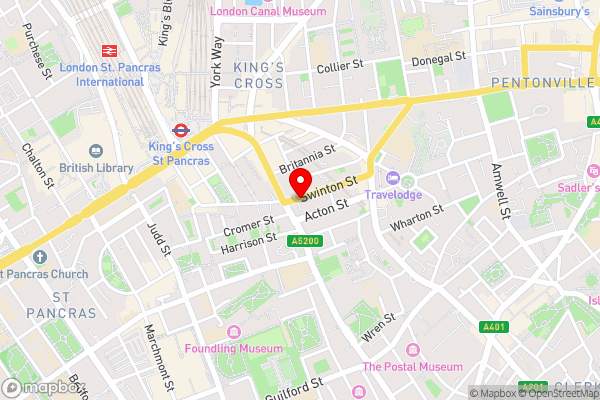 The House of Toby - Hotel Location Map