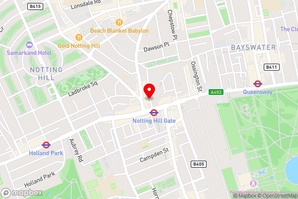 The Laslett - Hotel Location Map