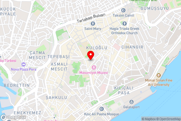 The Loft Istanbul - Hotel Location Map