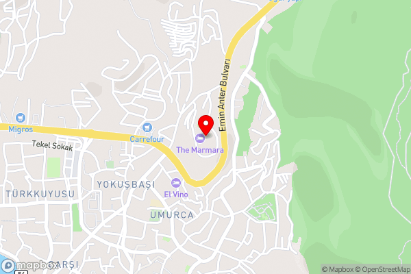 The Marmara Bodrum - Adult Only - Hotel Location Map