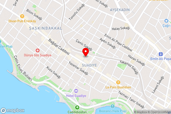 The Marmara Suadiye Residence - Hotel Location Map