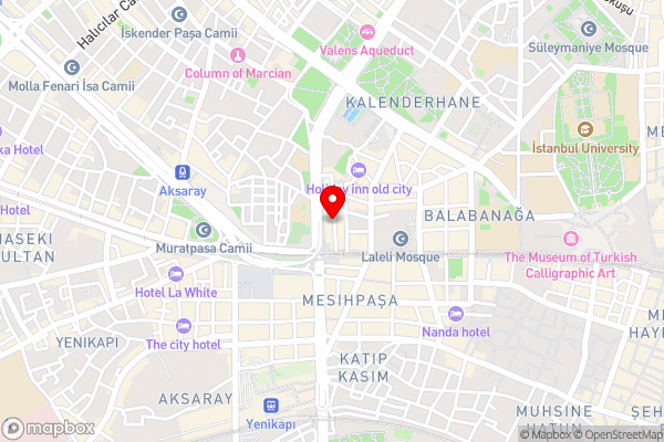 The Meretto Hotel Istanbul Old City - Hotel Location Map