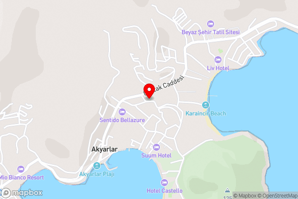 The Ni Villas Akyarlar - Bodrum - Hotel Location Map