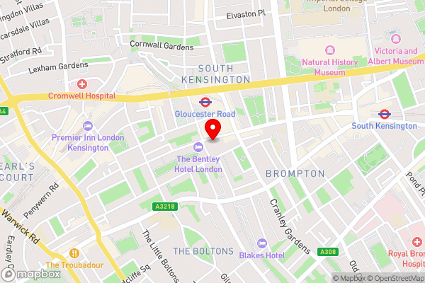 The Other House Residents Club- South Kensington - Hotel Location Map