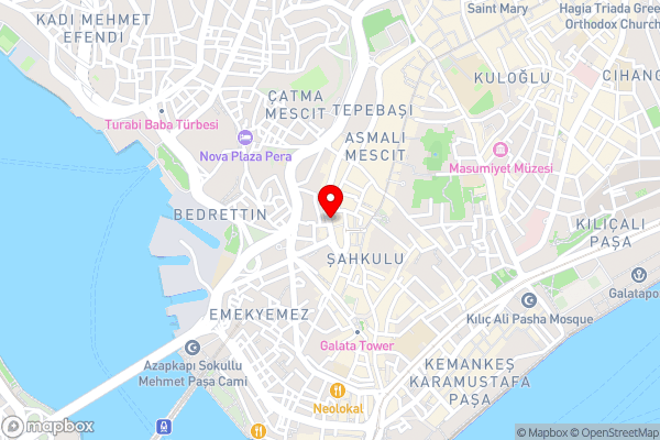The Pera Hotel - Hotel Location Map