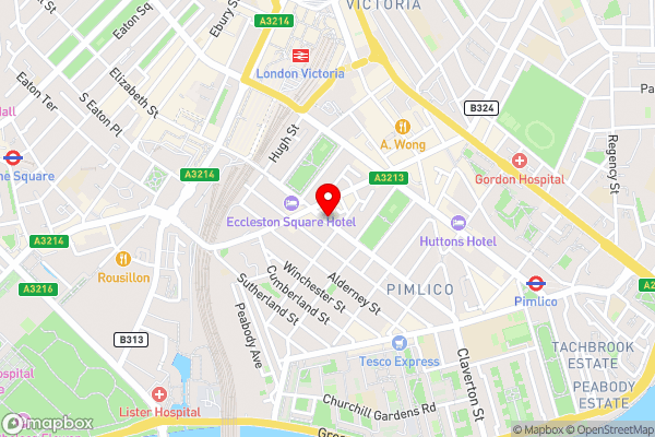 The Portico Hotel - Hotel Location Map