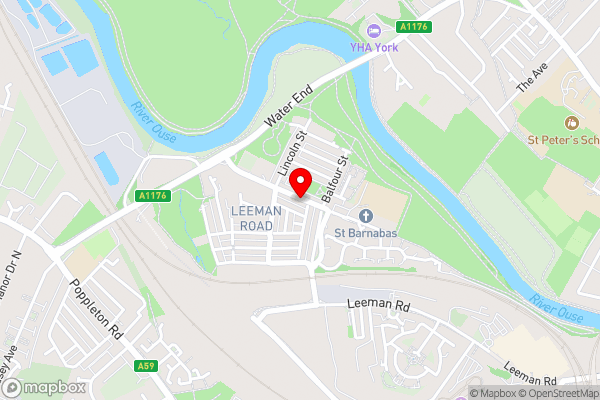 The Railway Terrace - Hotel Location Map