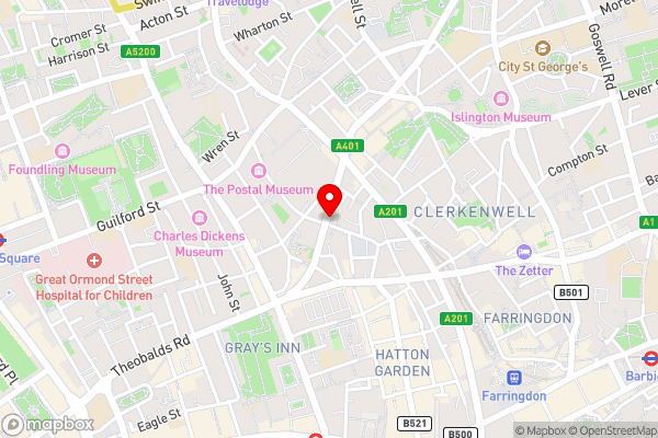 The Rosebery by Supercity Aparthotels - Hotel Location Map