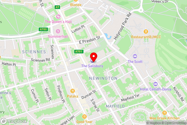 The Salisbury Hotel - Hotel Location Map