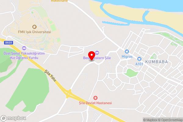 THE SIGN Şile Hotel & Spa - Hotel Location Map