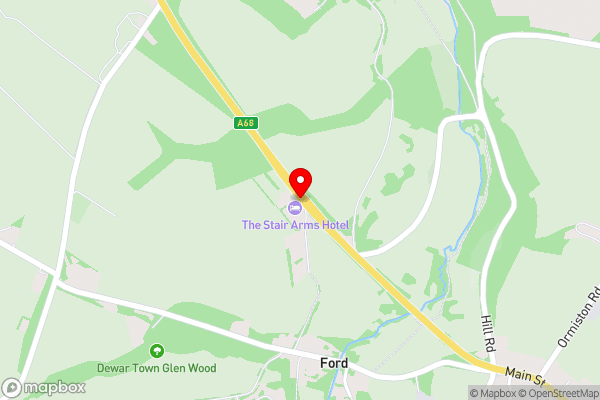 The Stair Arms Hotel - Hotel Location Map