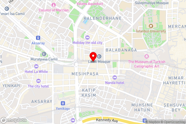 The Time Hotel Old City - Hotel Location Map