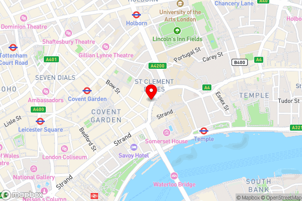 The Waldorf Hilton - Hotel Location Map